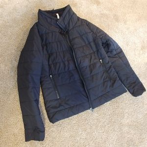 Fabletics Women's Black Puffer Jacket - Size L